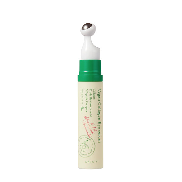 Axis-Y Vegan Collagen Eye Serum 10ml for hydrating, firming, and brightening under-eye skin
