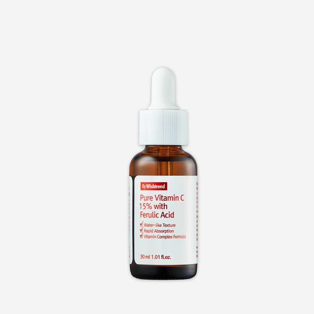 BY WISHTREND Pure Vitamin C 15% with Ferulic Acid 30ml