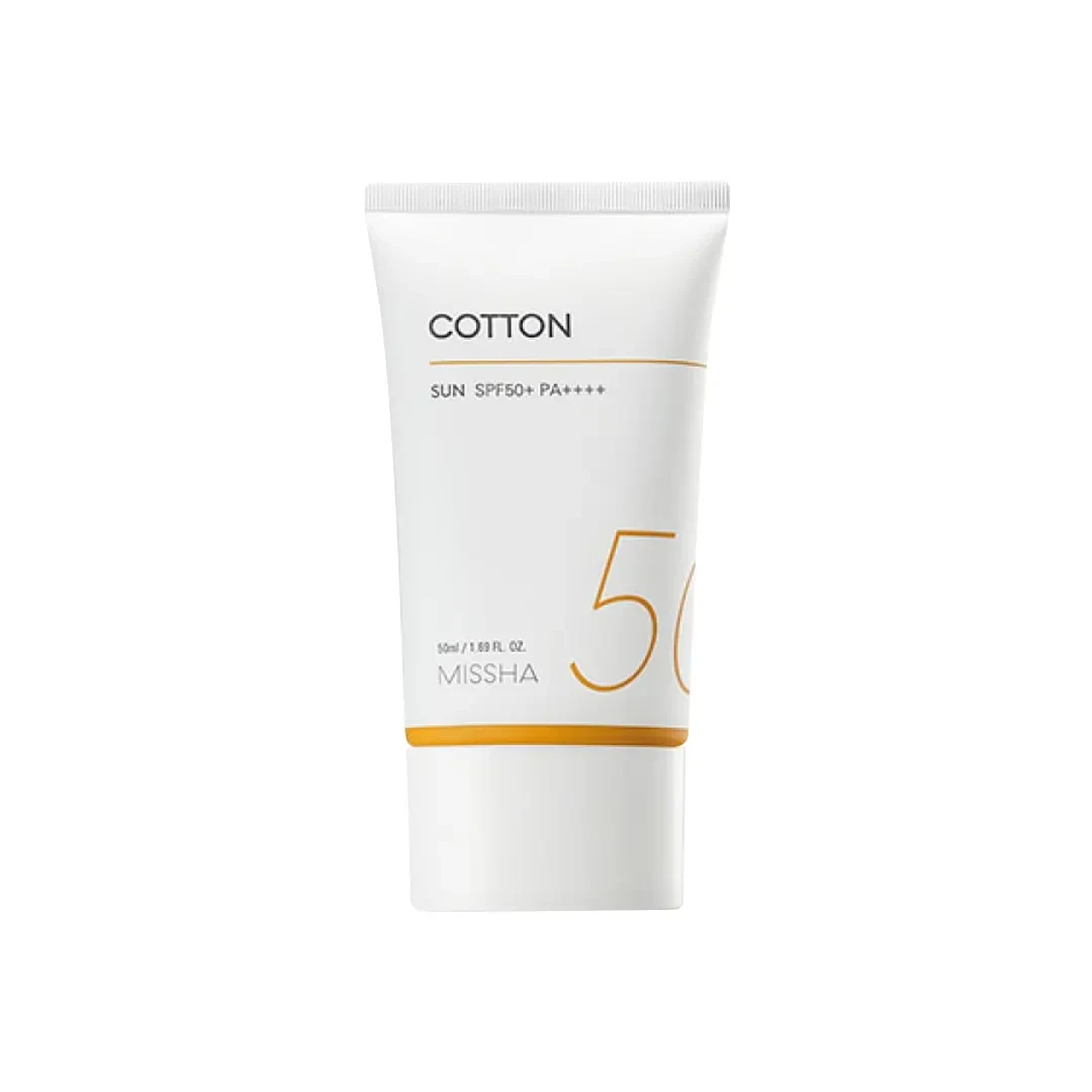 Missha All Around Safe Block Cotton Sun SPF50+ PA++++ 50ml tube