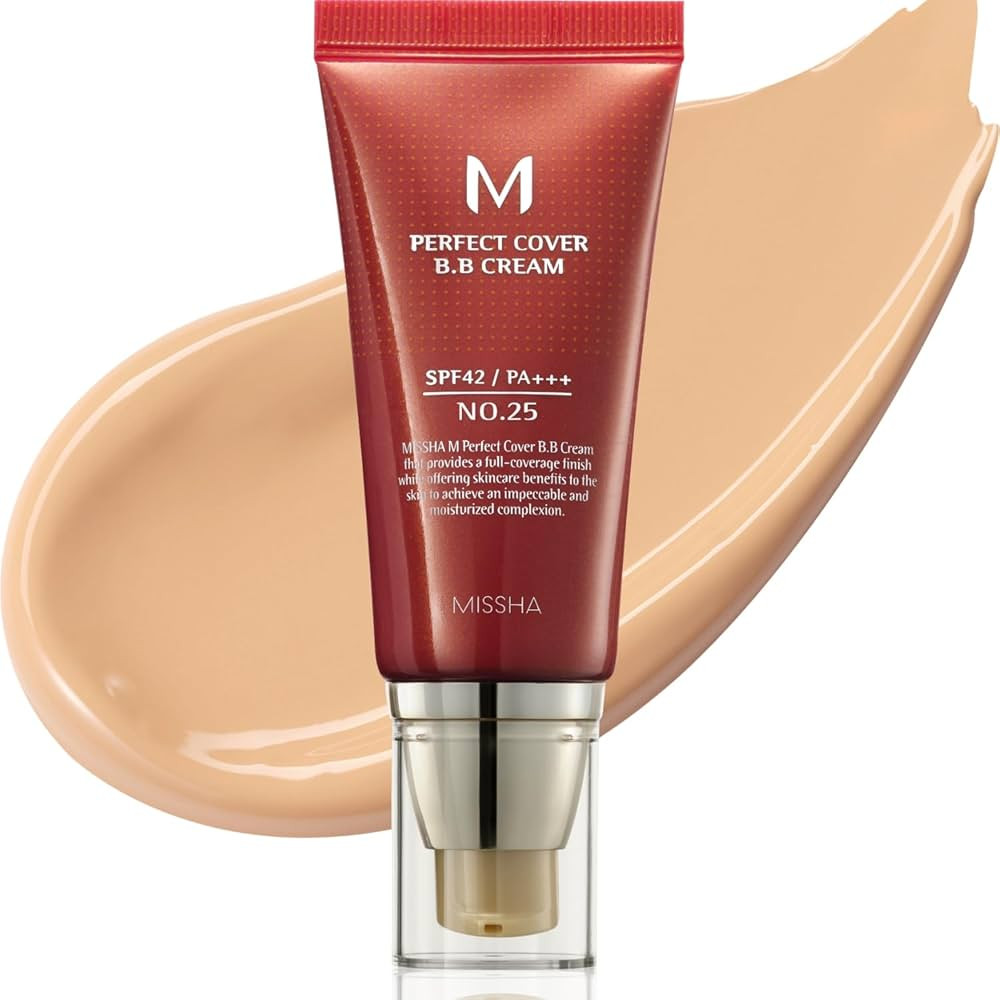 MISSHA  M Perfect Cover BB Cream SPF 42 Shade No.25 (Natural Beige)  50ml