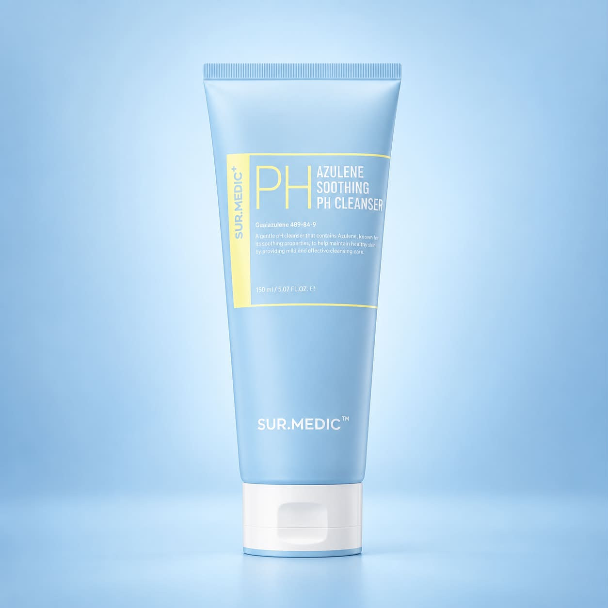 Sur.Medic+ Azulene Soothing pH Cleanser 150ml – Gentle Cleanser