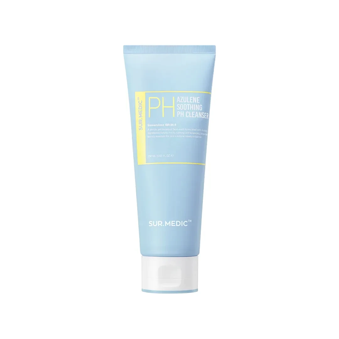 Sur.Medic+ Azulene Soothing pH Cleanser 150ml – Gentle Cleanser