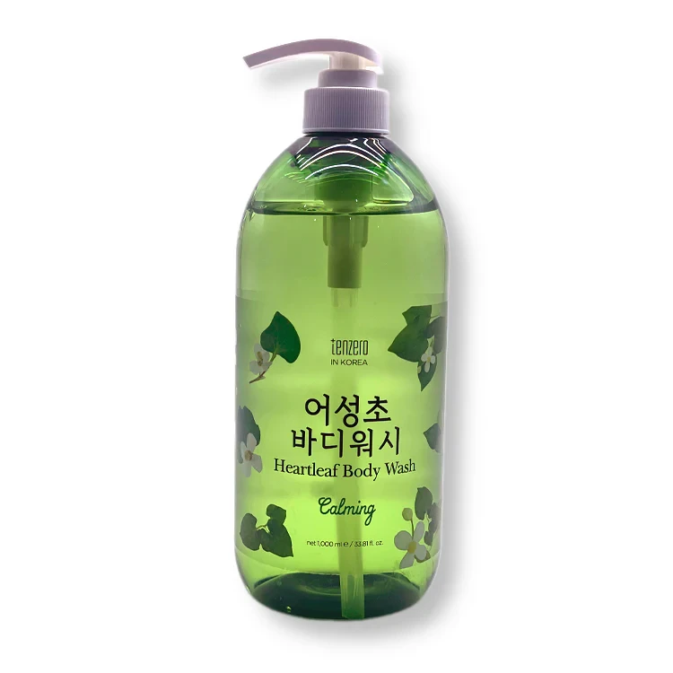 TENZERO Calming Heartleaf Body Wash 1000ml bottle